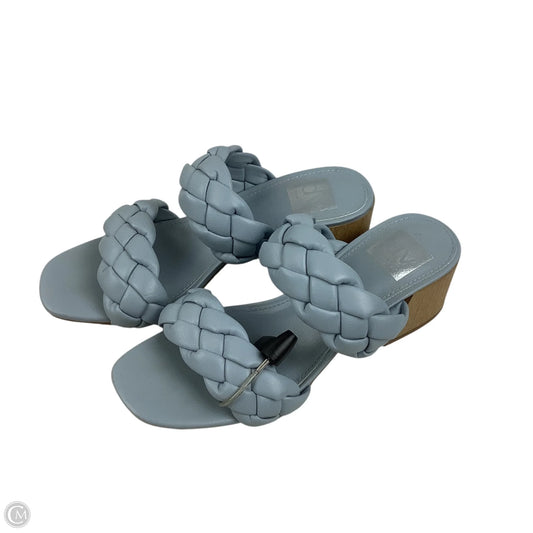 Sandals Heels Block By Dolce Vita In Blue, Size: 7