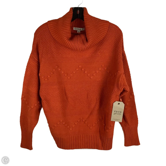 Sweater By Frye And Co In Orange, Size: M