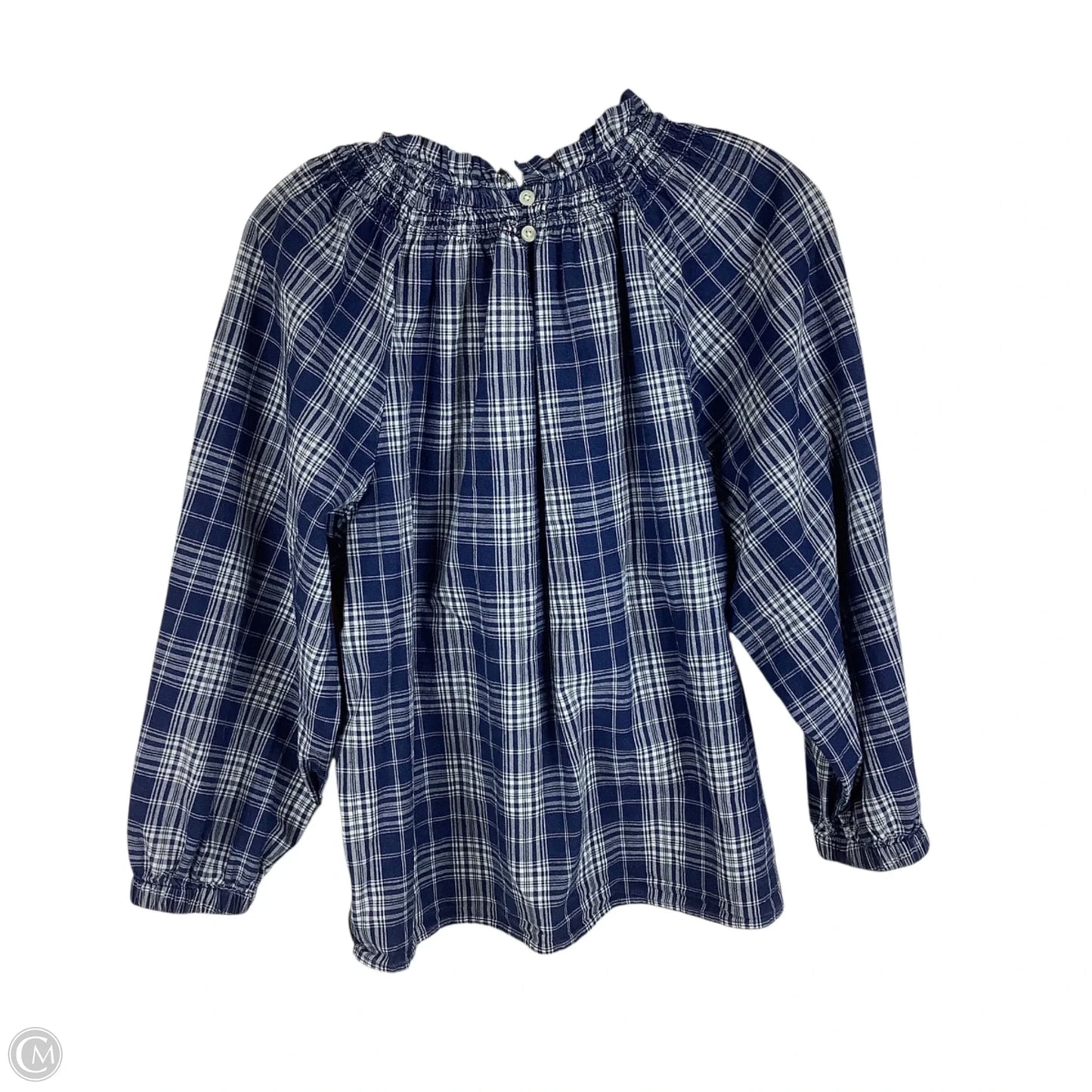 Top Long Sleeve By J. Crew In Blue, Size: L