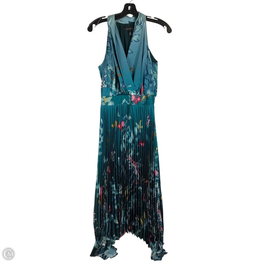 Dress Party Midi By White House Black Market In Teal, Size: 2