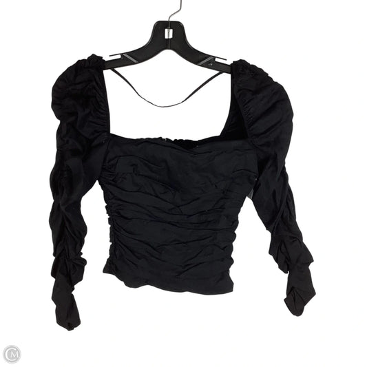 Top Long Sleeve By Reformation In Black, Size: 2