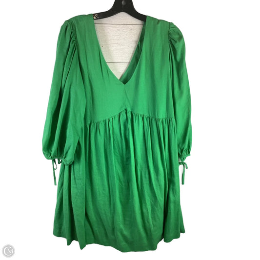 Dress Casual Midi By Cmc In Green, Size: L