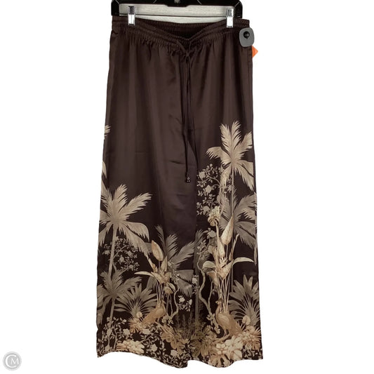 Pants Wide Leg By Rachel Zoe In Brown, Size: M