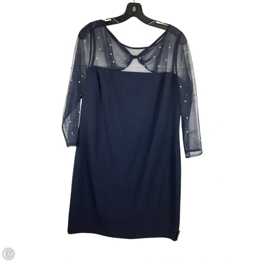 Dress Designer By Karl Lagerfeld In Navy, Size: 14