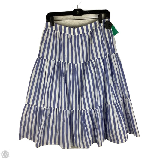 Skirt Maxi By J. Crew In Striped Pattern, Size: M