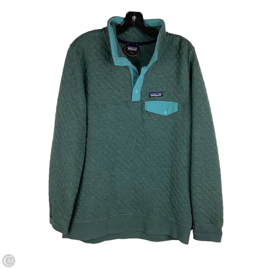Jacket Fleece By Patagonia In Blue, Size: L