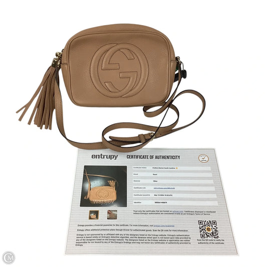 Crossbody Luxury Designer By Gucci, Size: Medium