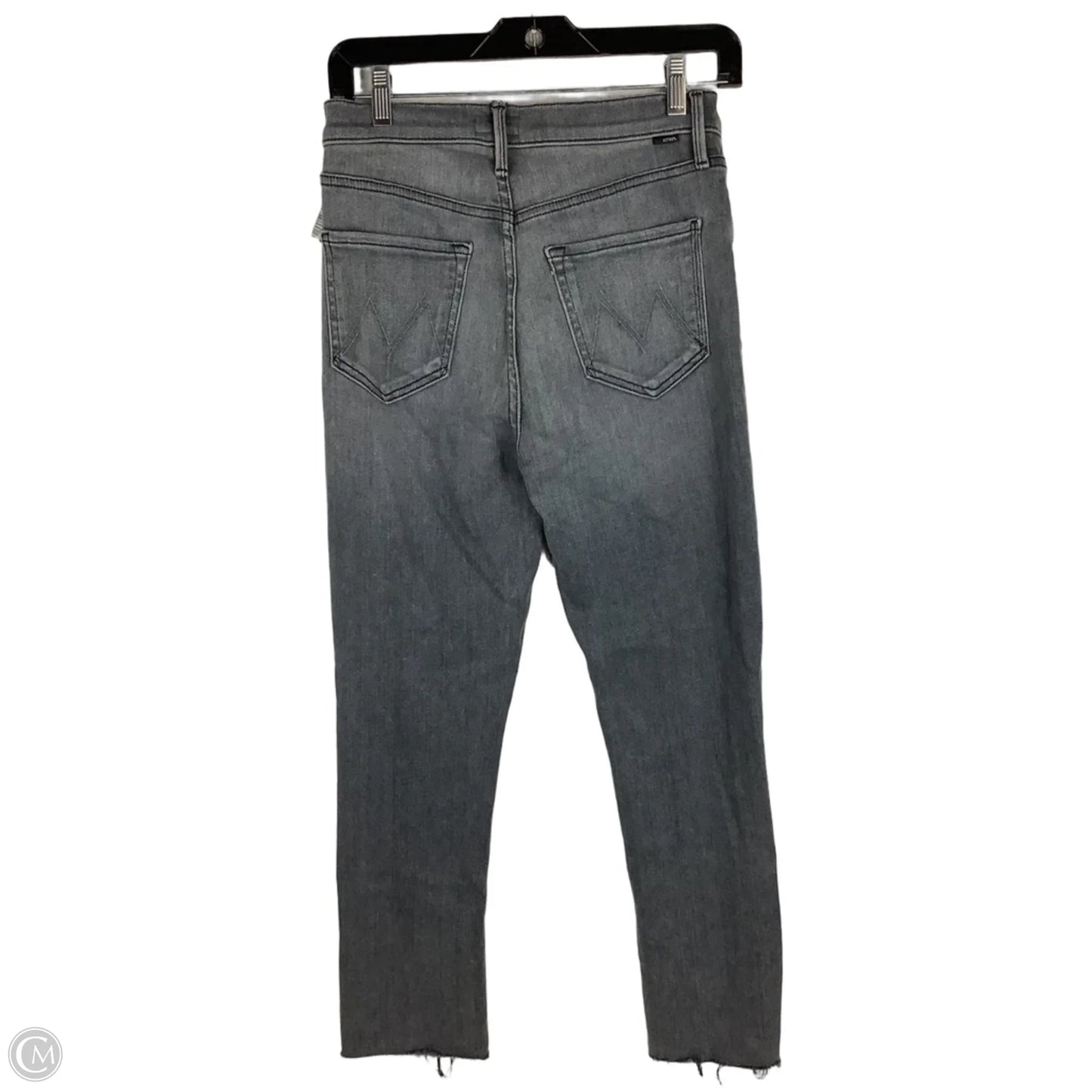Jeans Straight By Mother In Grey Denim, Size: 27 (4)