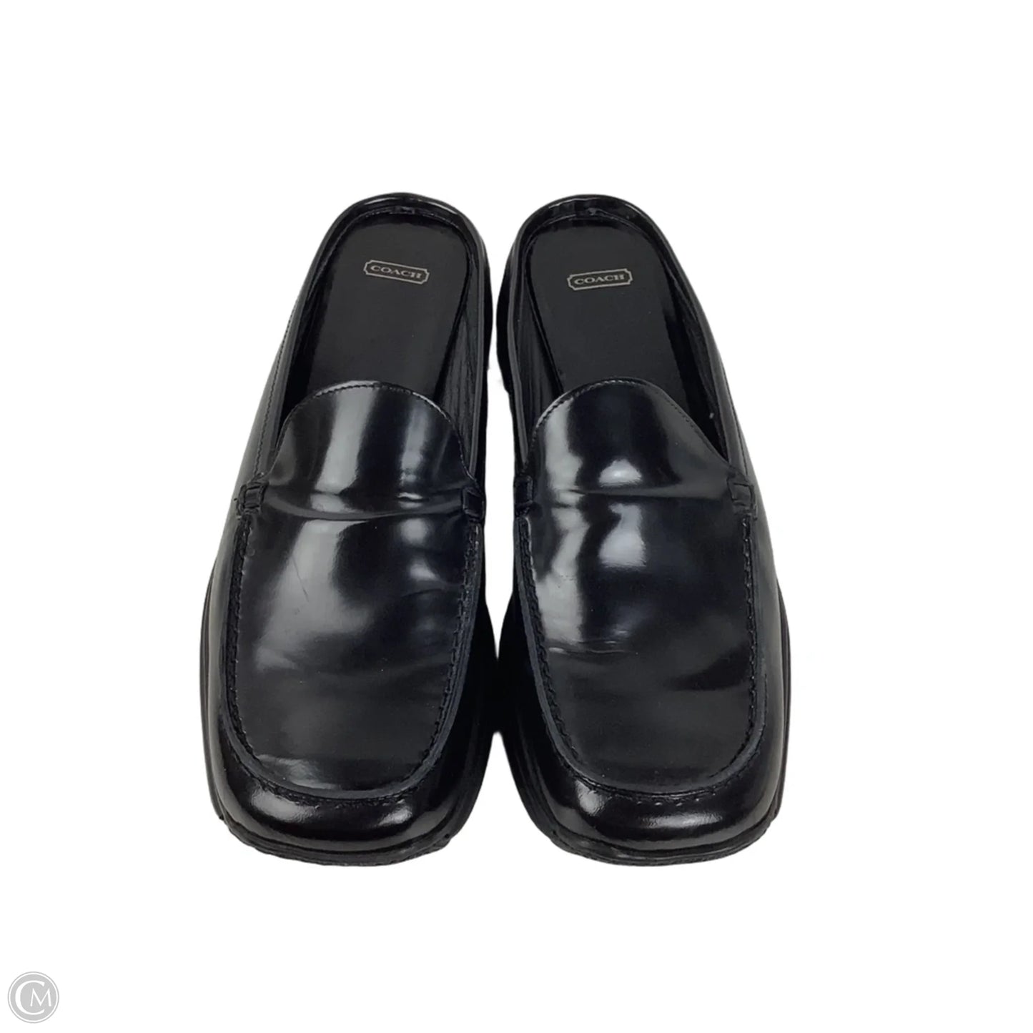Shoes Designer By Coach In Black, Size: 10