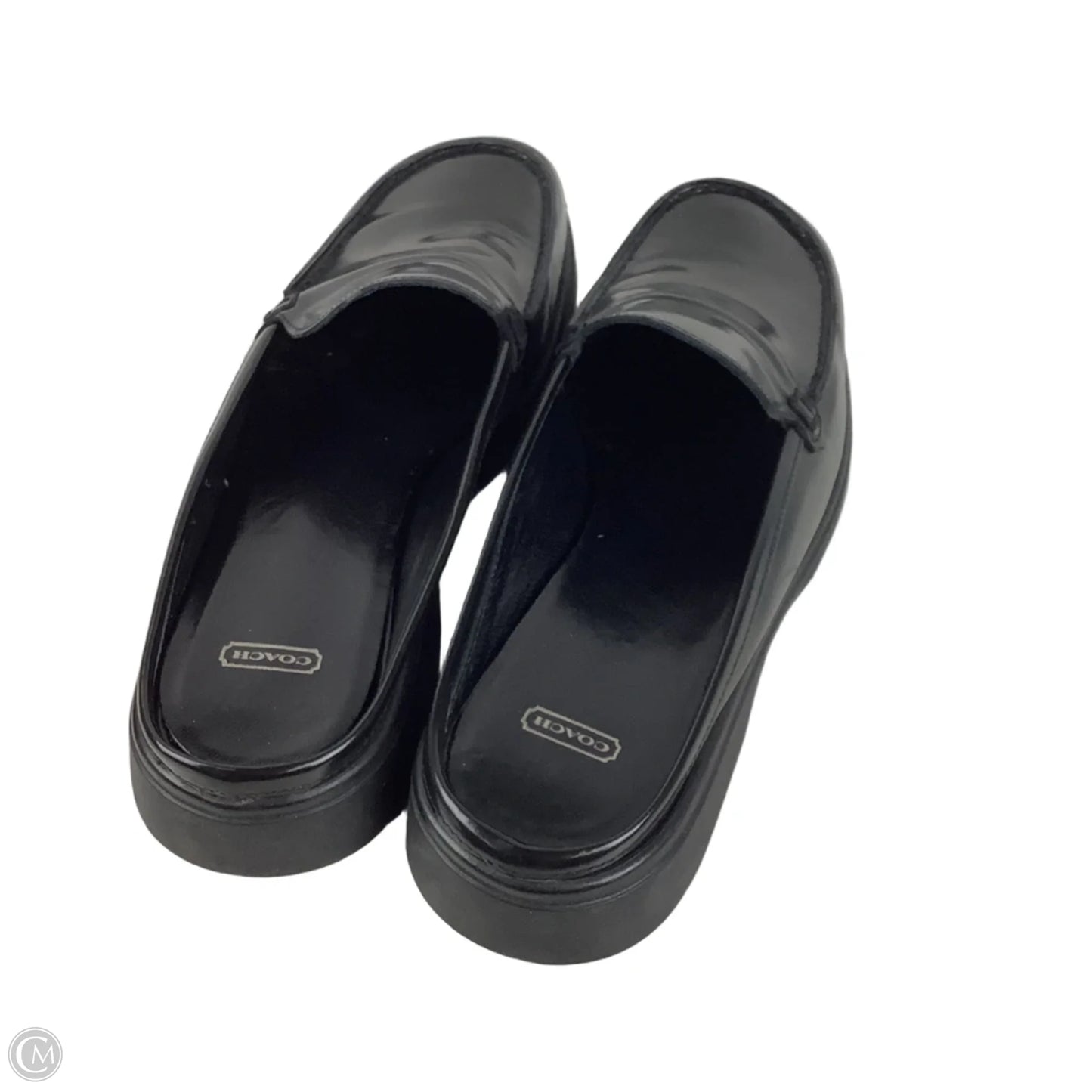 Shoes Designer By Coach In Black, Size: 10