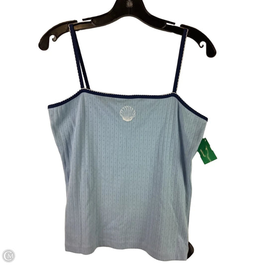 Top Sleeveless By Free People In Blue, Size: L