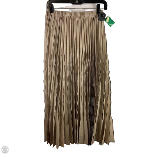 Skirt Maxi By Current Air In Tan, Size: S