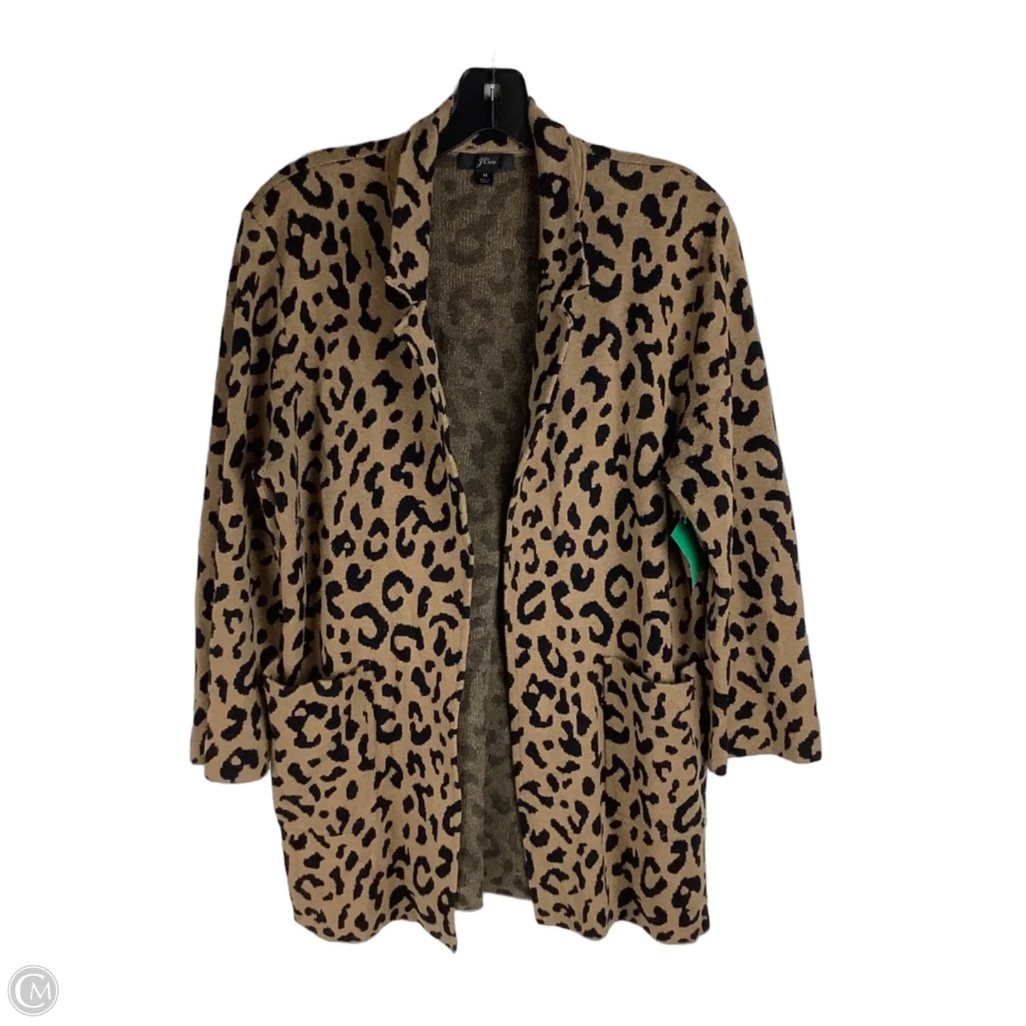 Cardigan By J. Crew In Animal Print, Size: M