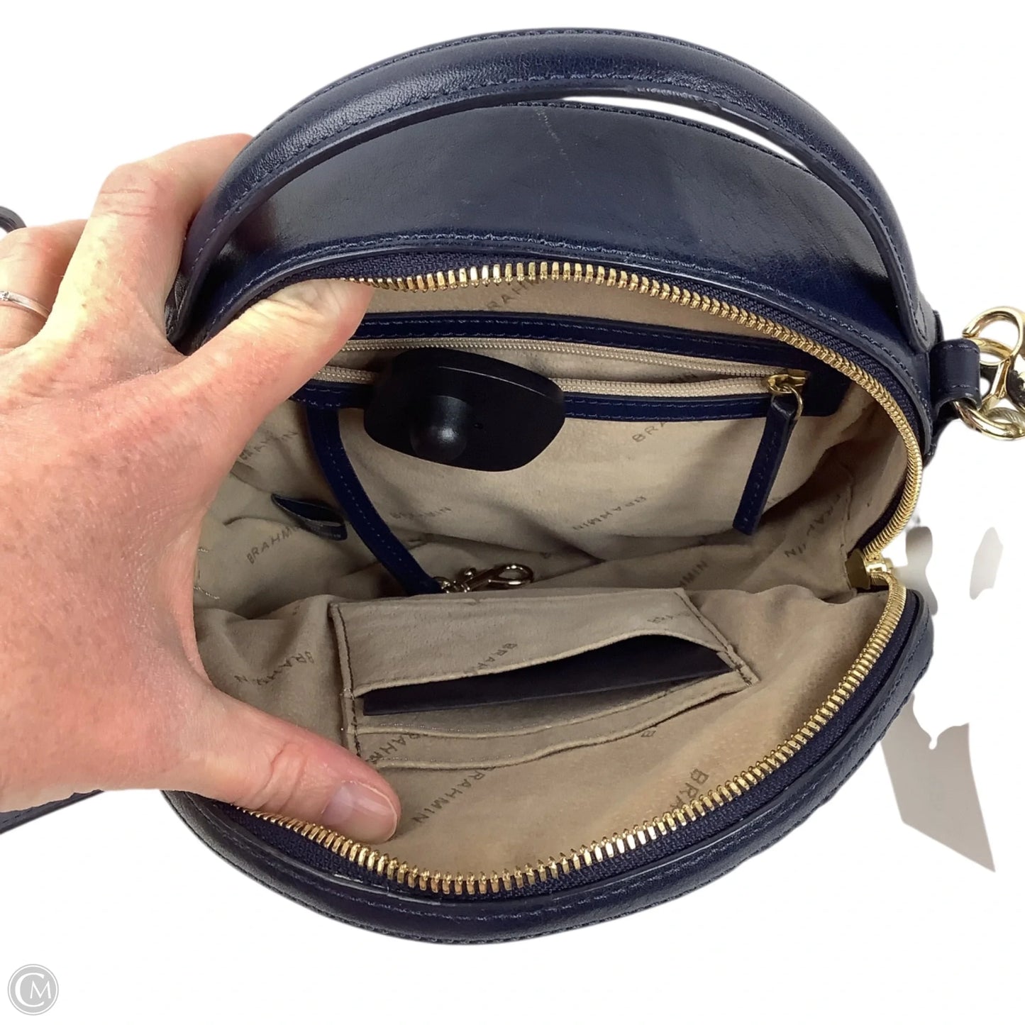 Crossbody Designer By Brahmin, Size: Medium