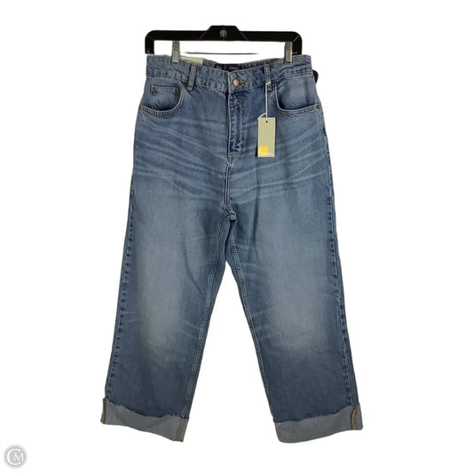 Jeans Straight By Boden In Blue Denim, Size: 8