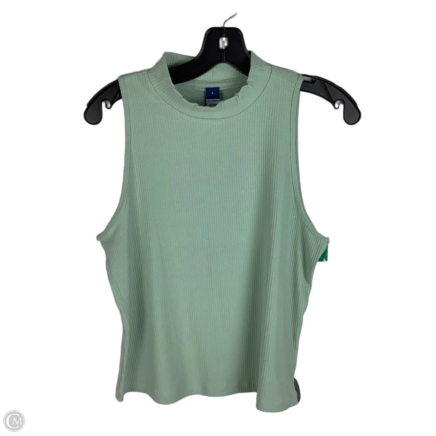 Top Sleeveless Basic By Old Navy In Green, Size: L
