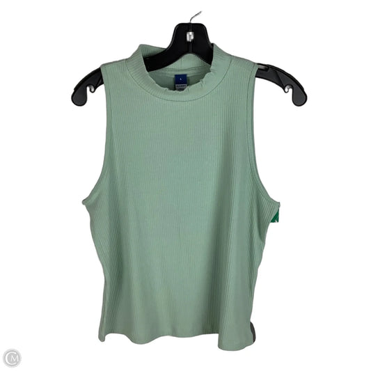 Top Sleeveless Basic By Old Navy In Green, Size: L