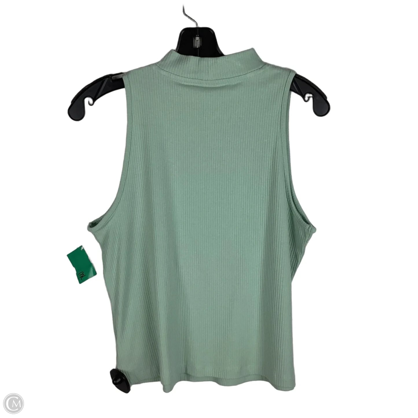 Top Sleeveless Basic By Old Navy In Green, Size: L