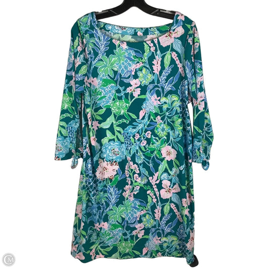 Dress Designer By Lilly Pulitzer In Teal, Size: L
