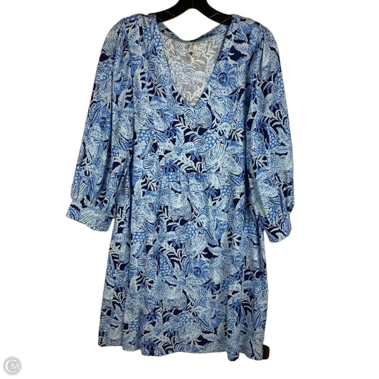 Dress Designer By Lilly Pulitzer In Blue, Size: L