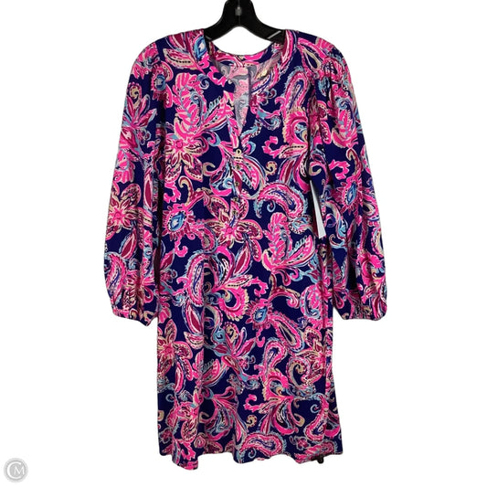 Dress Designer By Lilly Pulitzer In Navy, Size: L