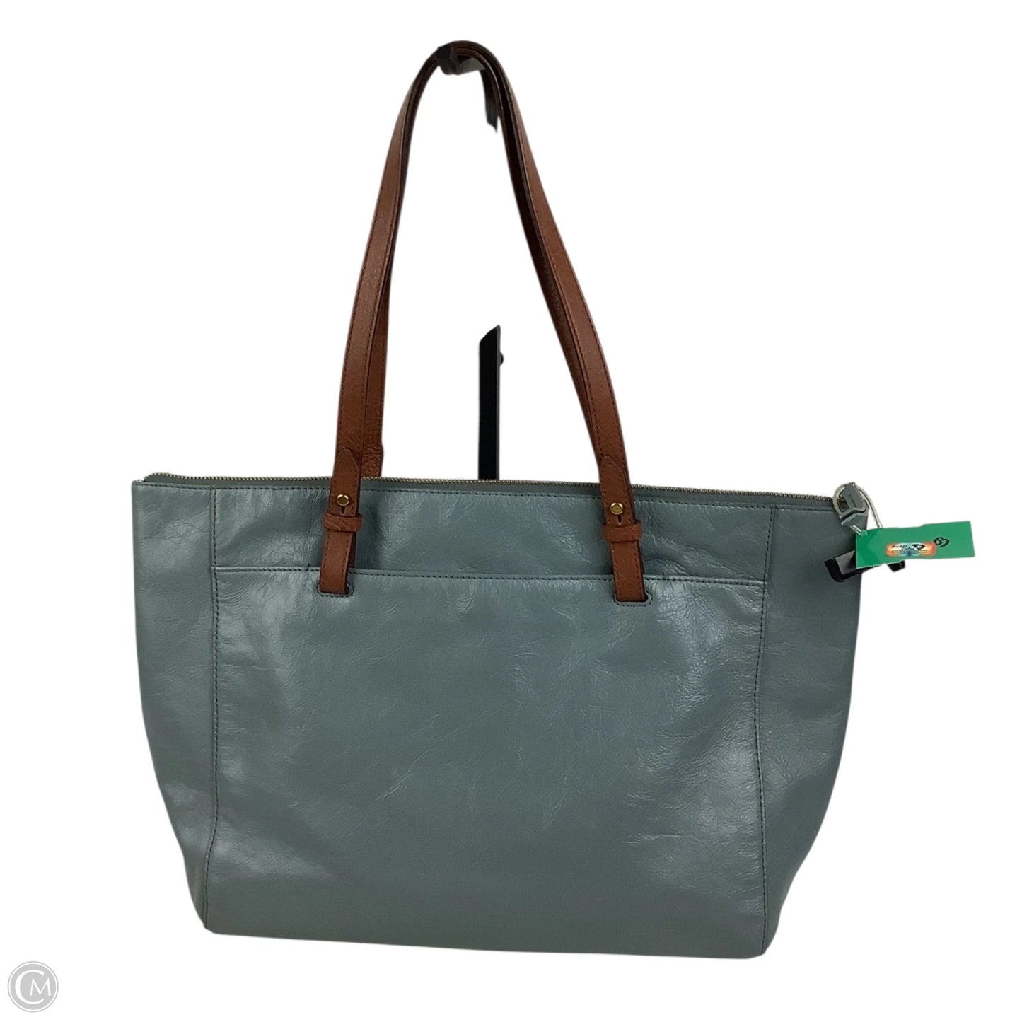 Handbag Leather By Fossil, Size: Large