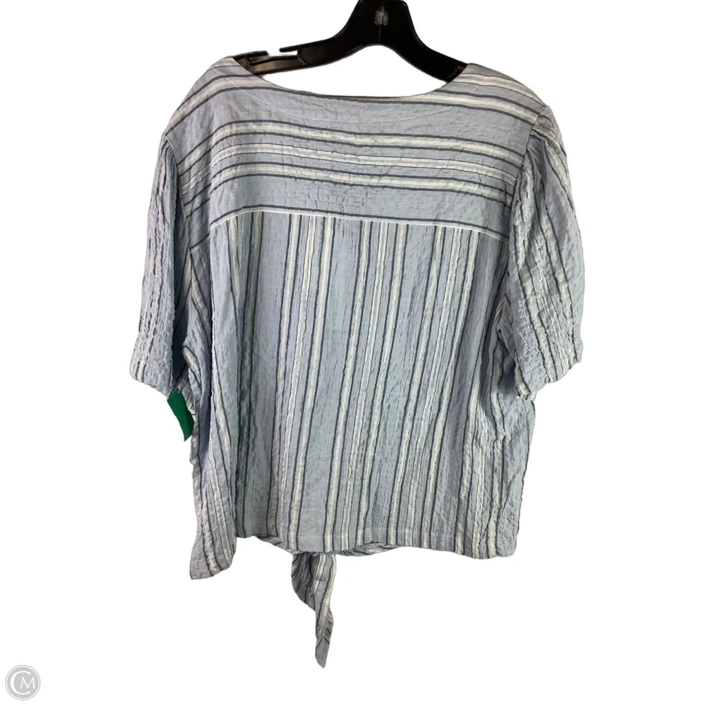 Top Short Sleeve By Jane And Delancey In Blue, Size: Xl