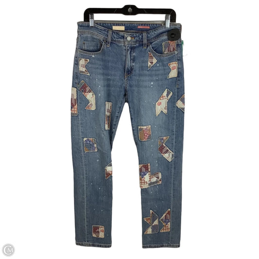 Jeans Straight By Pilcro In Blue Denim, Size: 4 (27)