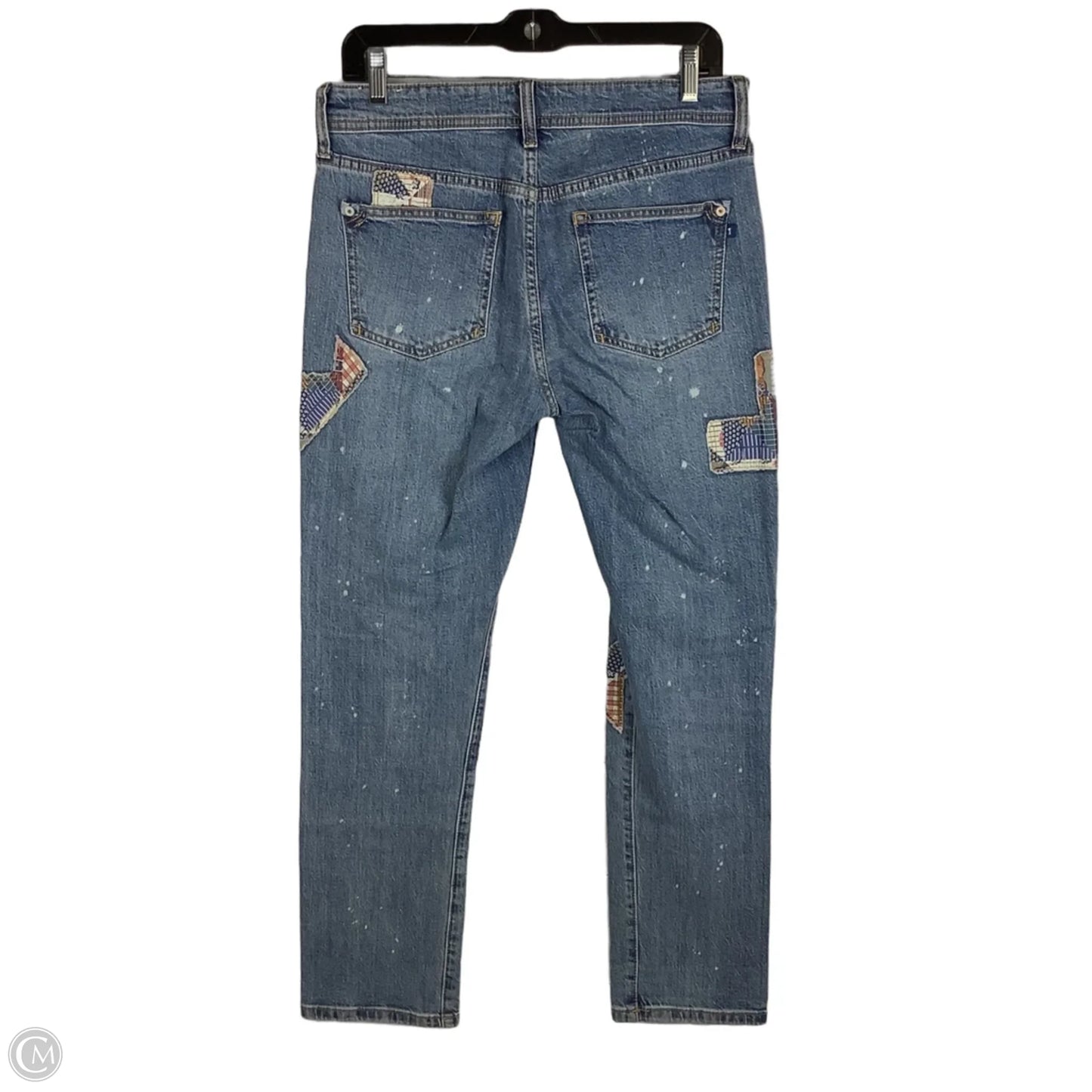 Jeans Straight By Pilcro In Blue Denim, Size: 4 (27)