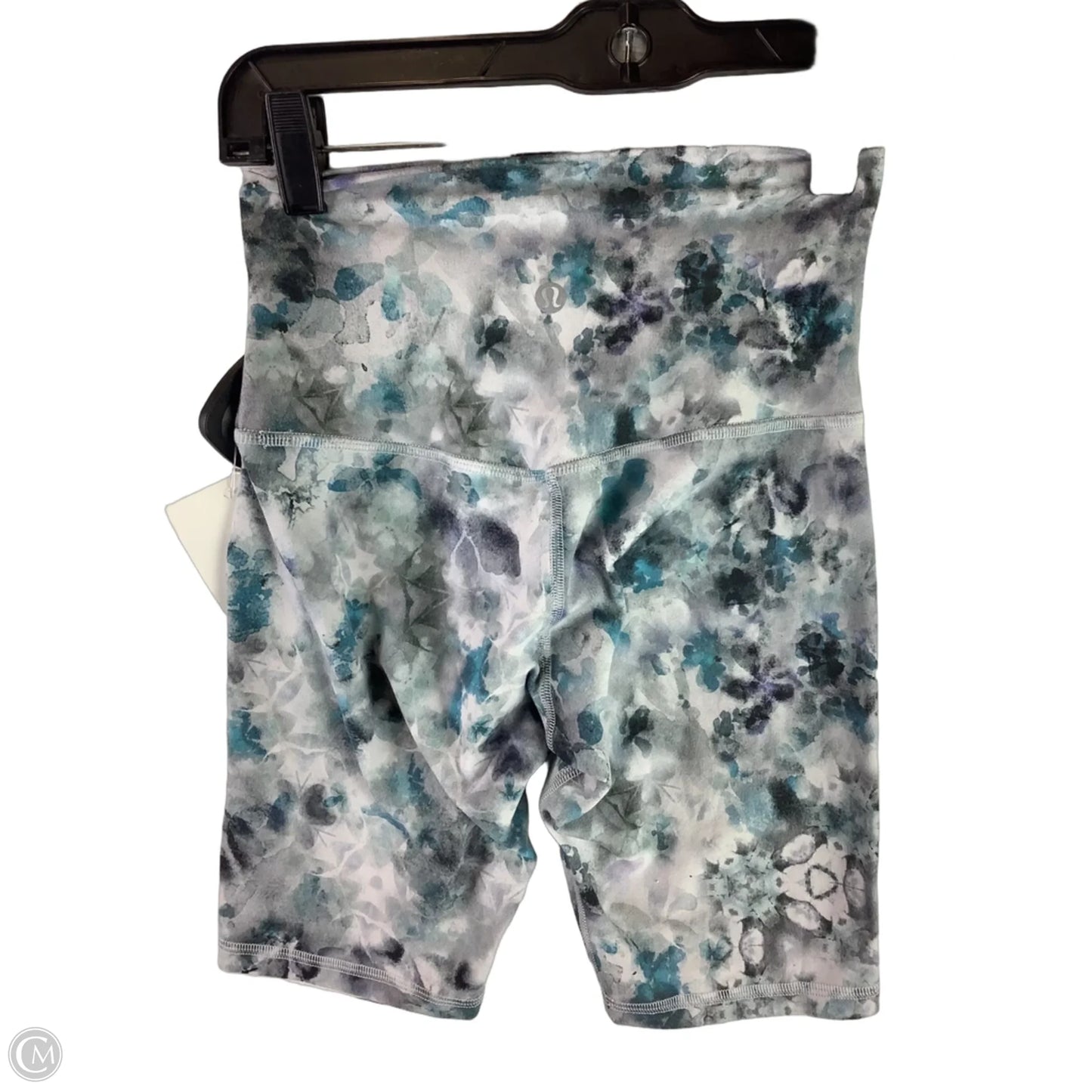 Athletic Shorts By Lululemon In Blue & Grey, Size: 2