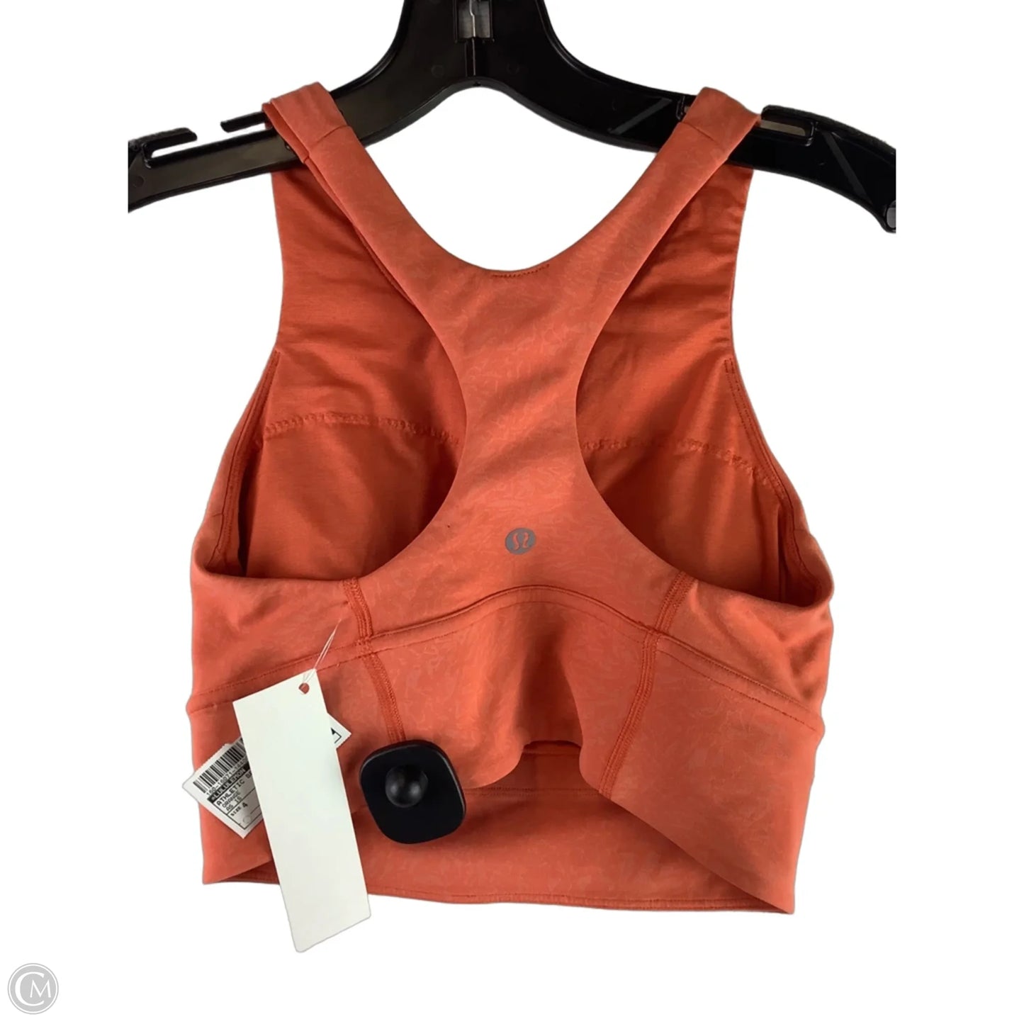 Athletic Bra By Lululemon In Orange, Size: 4