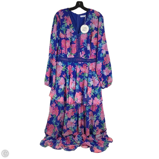 Dress Party Long By Cmc In Floral Print, Size: 16