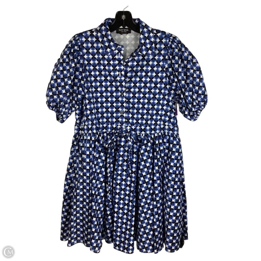 Dress Designer By Kate Spade In Blue & White, Size: S