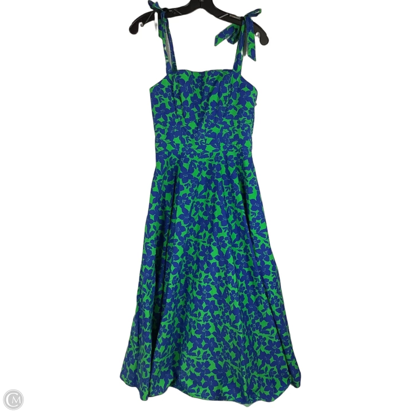 Dress Party Long By Shoshanna In Blue & Green, Size: 2