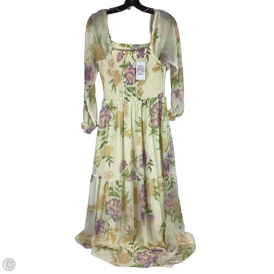 Dress Party Long By Patrons Of Peace In Floral Print, Size: M