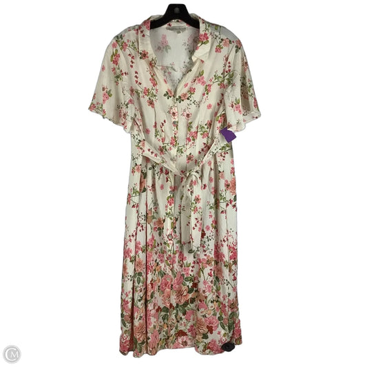 Dress Party Long By Figuero & Flower In Floral Print, Size: L