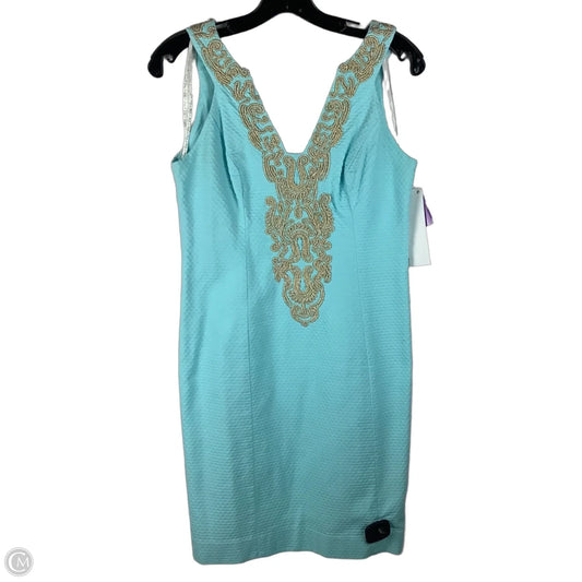 Dress Designer By Lilly Pulitzer In Aqua, Size: 2
