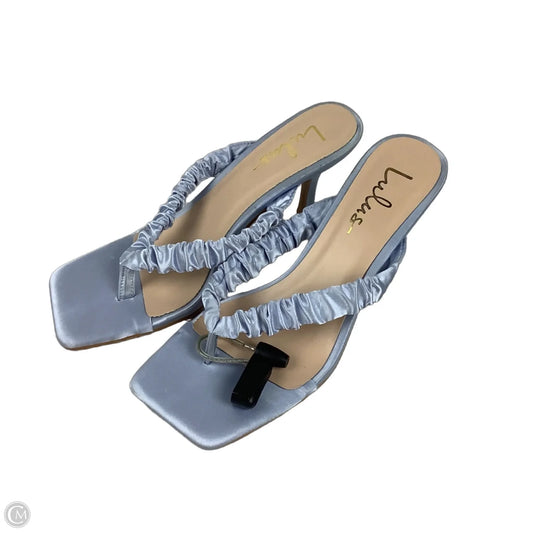 Shoes Heels Stiletto By Lulus In Blue, Size: 7