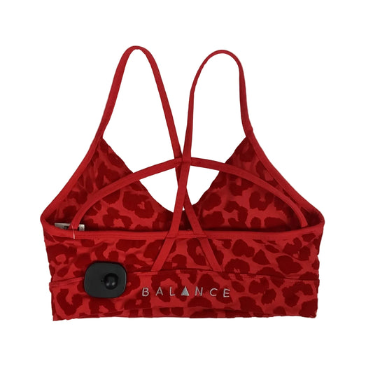 Athletic Bra By Cmc In Red, Size: S