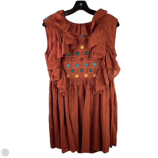 Dress Casual Short By Cmc In Orange, Size: M