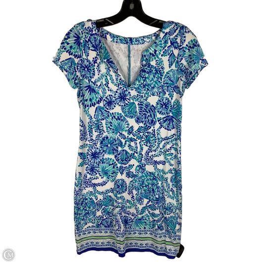 Dress Designer By Lilly Pulitzer In Blue & White, Size: Xs