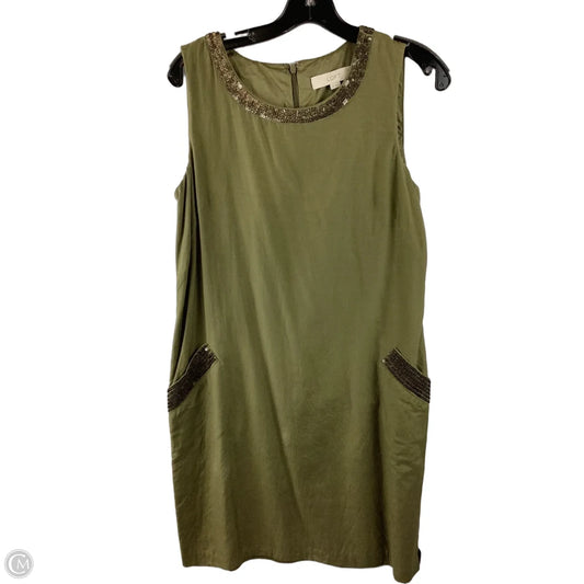 Dress Work By Loft In Green, Size: 10
