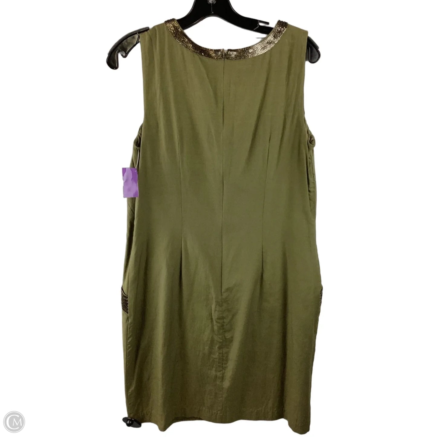 Dress Work By Loft In Green, Size: 10
