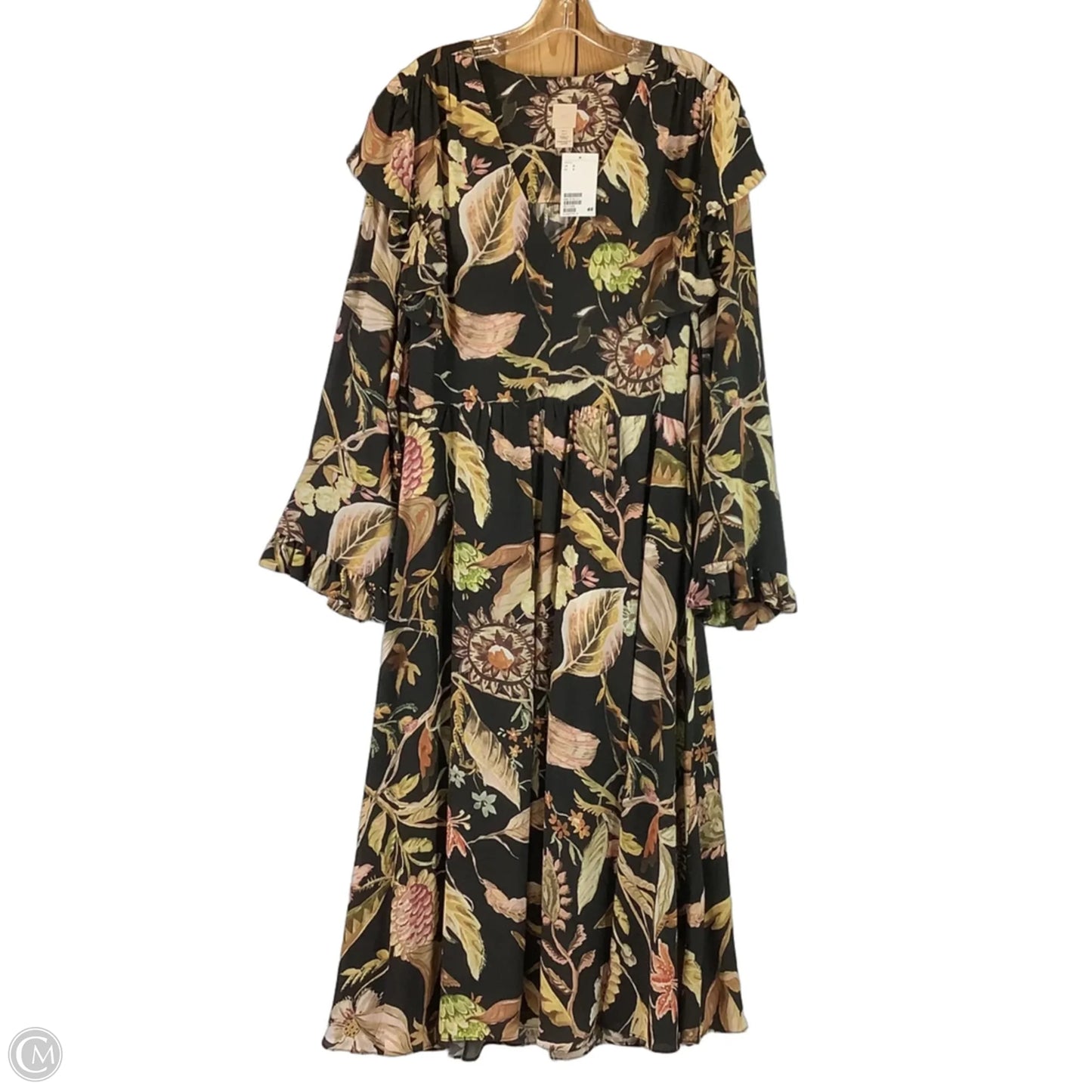 Dress Casual Maxi By H&m In Floral Print, Size: S