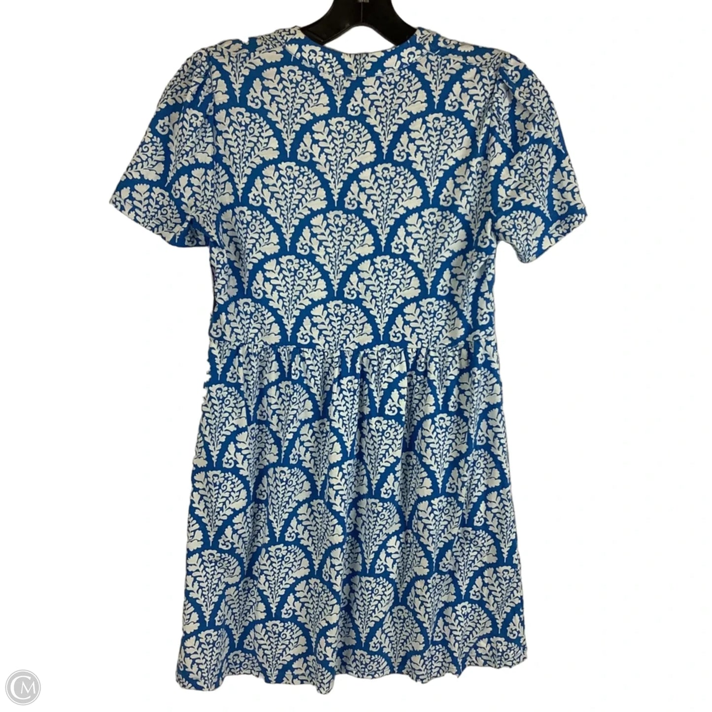 Dress Party Short By Boden In Blue & White, Size: 2