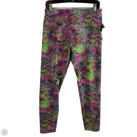 Athletic Capris By Lululemon In Multi-colored, Size: 14