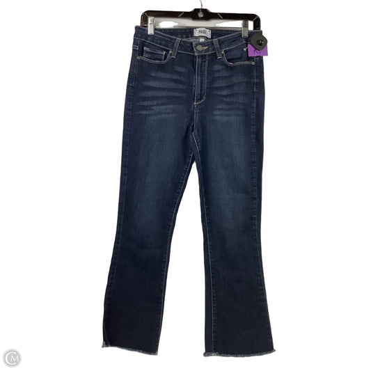 Jeans Straight By Paige In Blue Denim, Size: 10