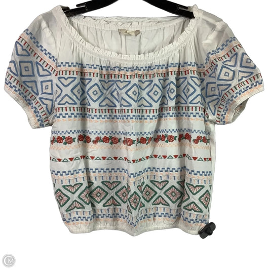 Top Short Sleeve By Altard State In Multi-colored, Size: M