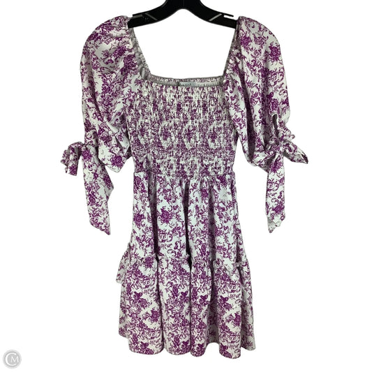 Dress Party Short By White Birch In Purple, Size: S