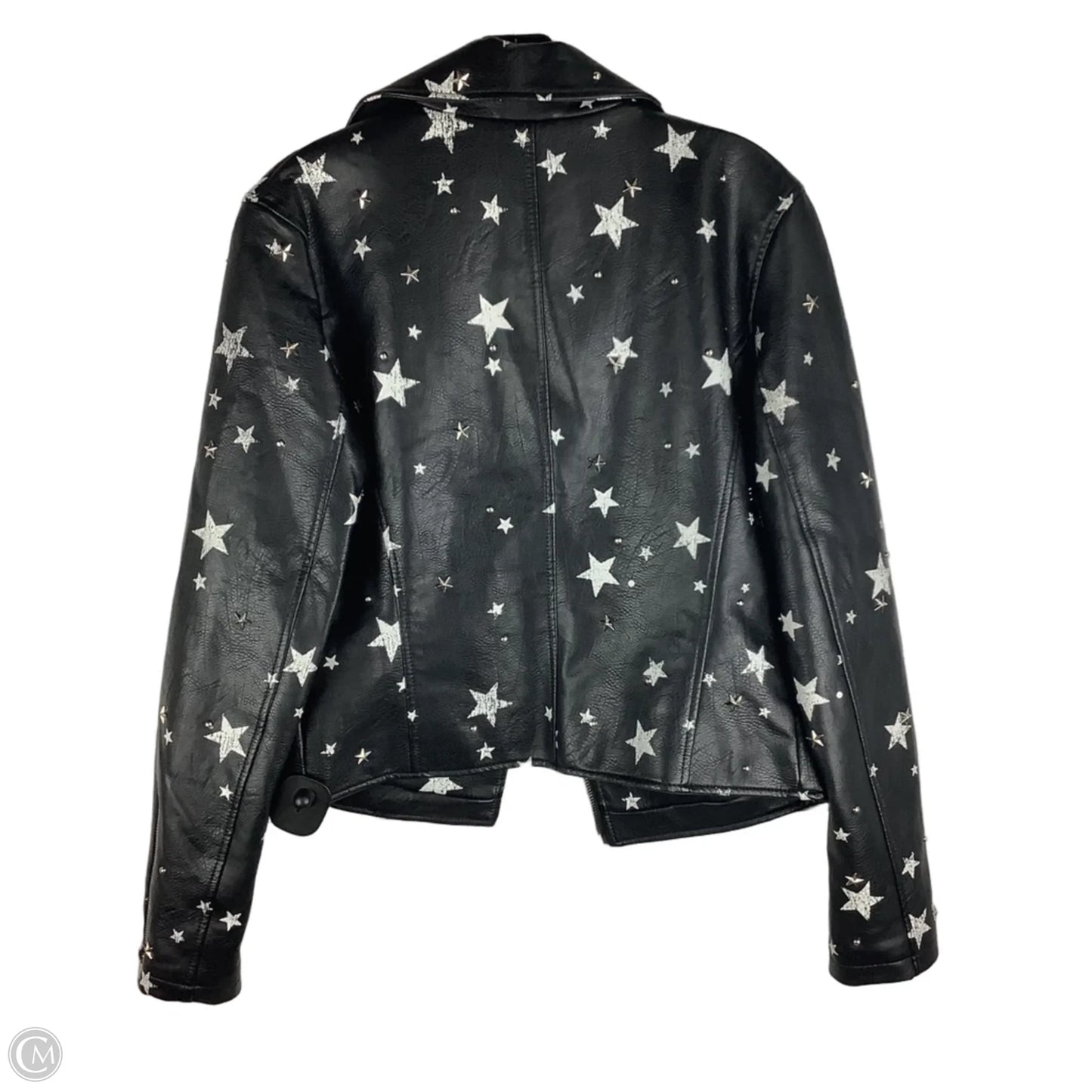 Jacket Moto By Vigoss In Black, Size: S